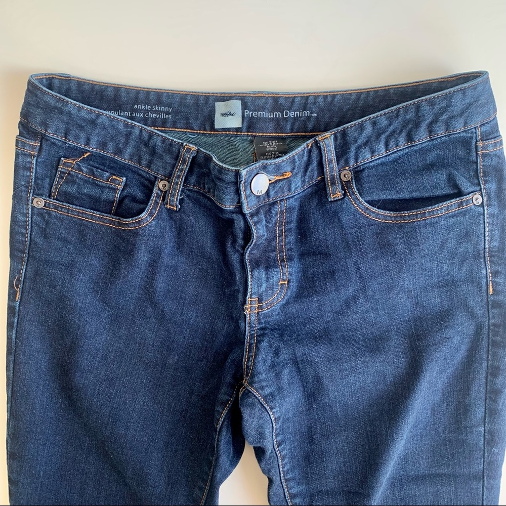 MASSIMO Premium Denim Skinny Ankle Jeans Size 8 - Picture 4 of 8